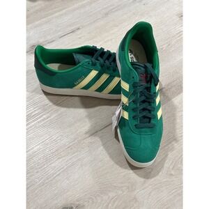 Adidas Gazelle Golf Shoes Green Yellow IH2268 Mens Size 11 Spikeless Sneakers